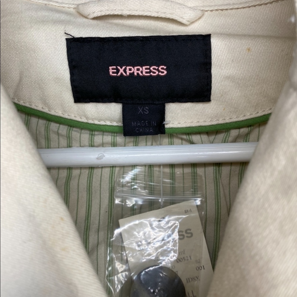 Express trench coat size small new - Picture 4 of 6